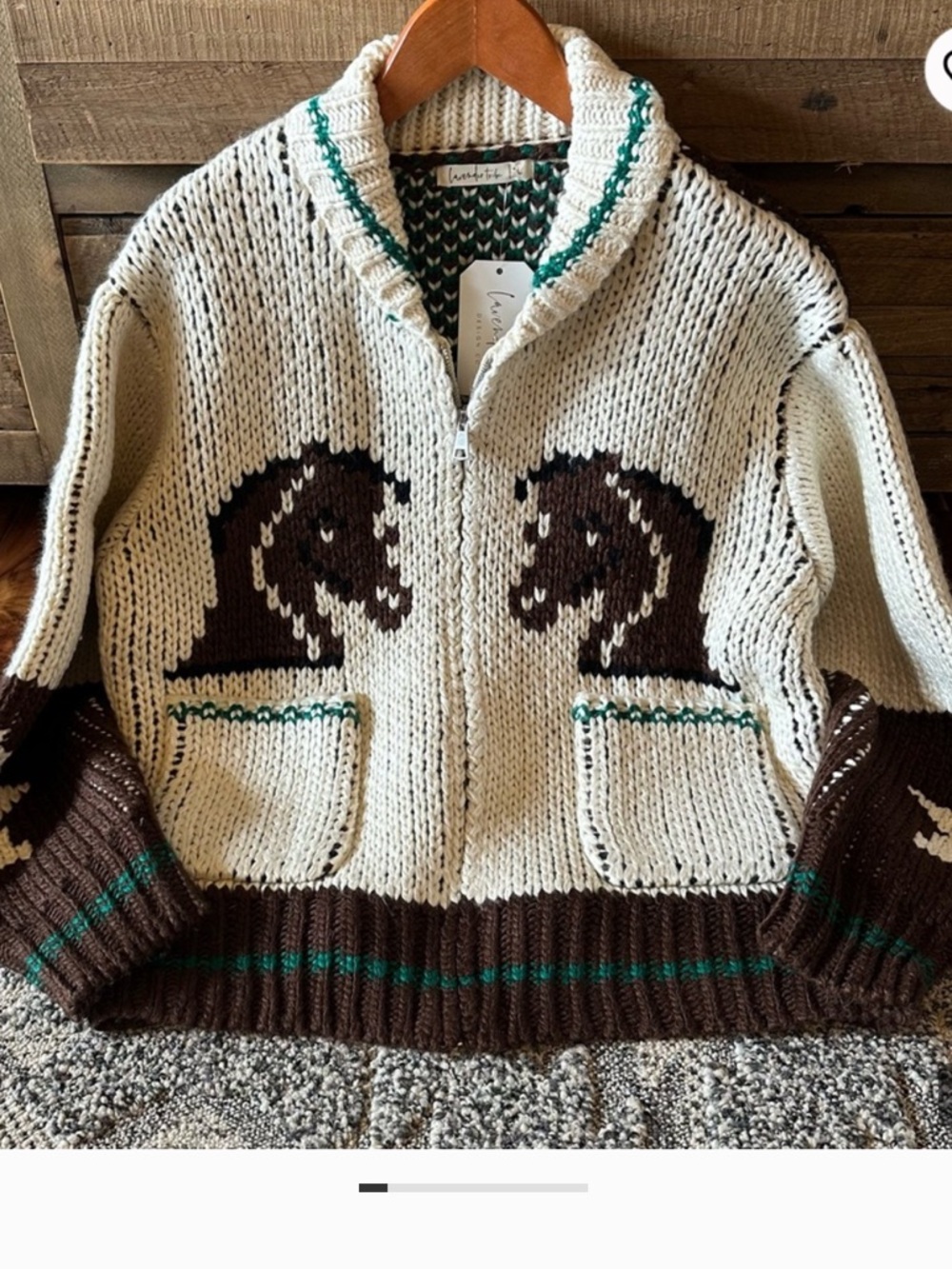 Thick cute sweater!